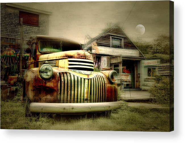 Truck Acrylic Print featuring the photograph Truckyard by Diana Angstadt