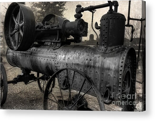 Steam Power Acrylic Print featuring the photograph Turn Back The Clock by Michael Eingle