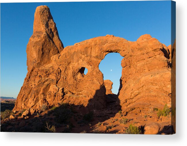 Turret Arch Acrylic Print featuring the photograph Turret Arch by Derek Regensburger