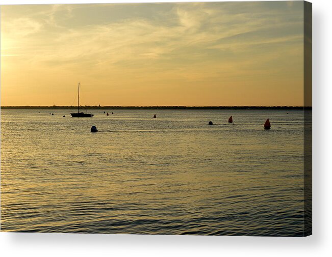 Seascape Acrylic Print featuring the photograph Twilight Calm by Bishopston Fine Art