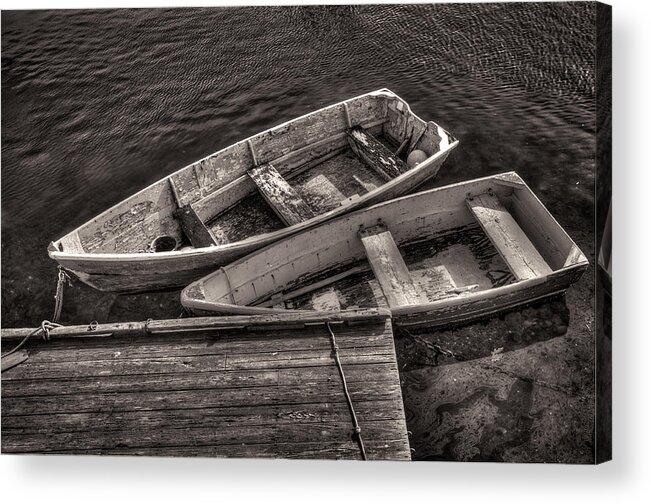 Boats Acrylic Print featuring the photograph Two Boats by Fred LeBlanc