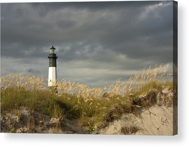 Light House Acrylic Print featuring the photograph Tybee First Light by Carol Erikson