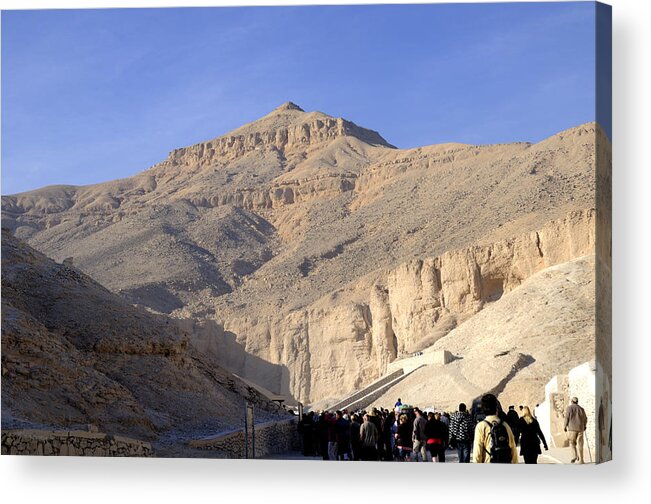 Valley Of Kings Acrylic Print featuring the photograph Under the Egyptian Sun by Brenda Kean