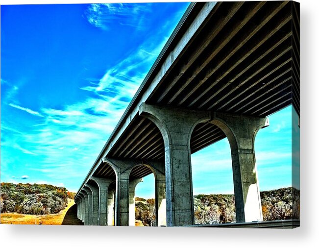 Highway Acrylic Print featuring the photograph Underpass by Dennis Lundell