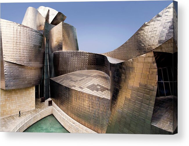 Architecture Acrylic Print featuring the photograph Undulation by Linda Wride
