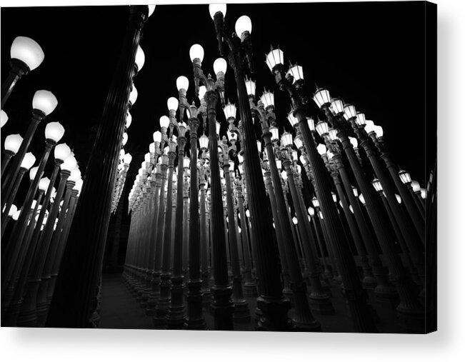 Lacma Acrylic Print featuring the photograph Urban Lights    #3 by Art K