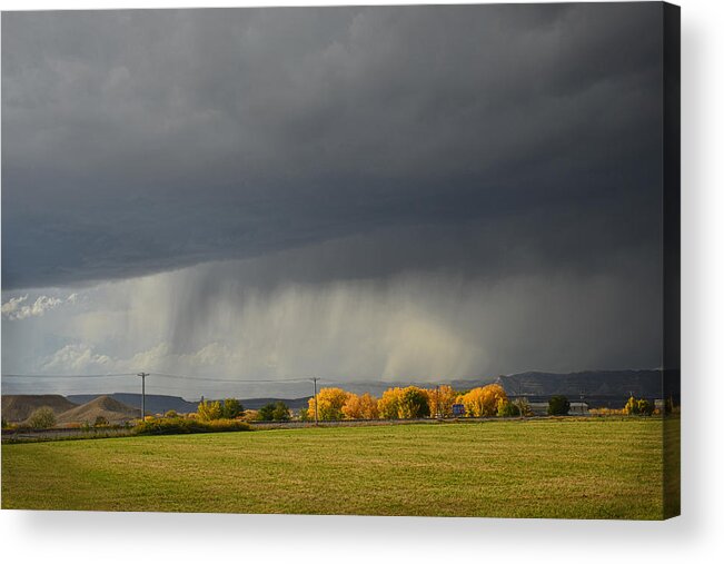 Acrylic Print featuring the photograph Utah Storm - 2 by Dana Sohr