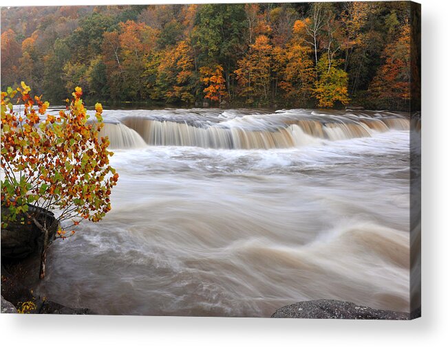 Falls Acrylic Print featuring the photograph Valley Fall West Virginia by Dung Ma