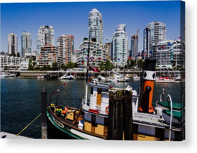 Vancouver Acrylic Print featuring the photograph Vancouver Views by Kathy Bassett