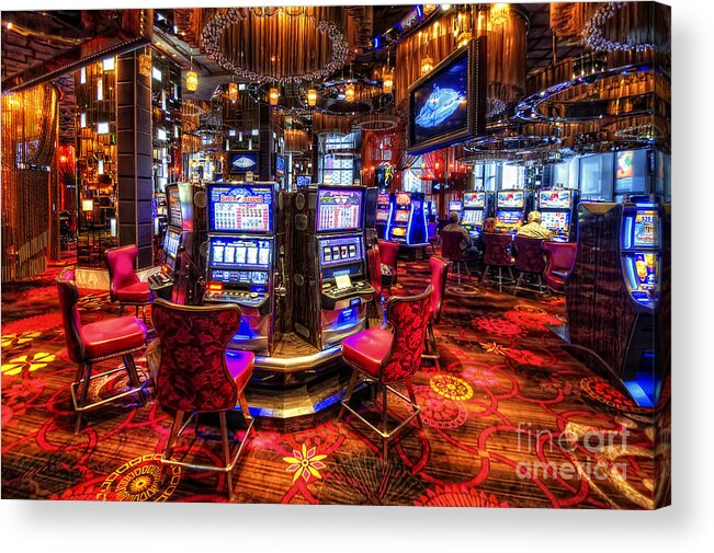 Art Acrylic Print featuring the photograph Vegas Slot Machines 2.0 by Yhun Suarez