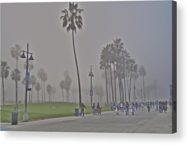 Landscape Acrylic Print featuring the photograph Venice Beach by Joe Burns