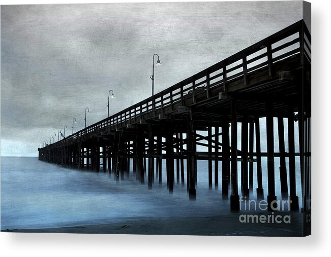 Ventura Pier Acrylic Print featuring the photograph Ventura pier by Elena Nosyreva