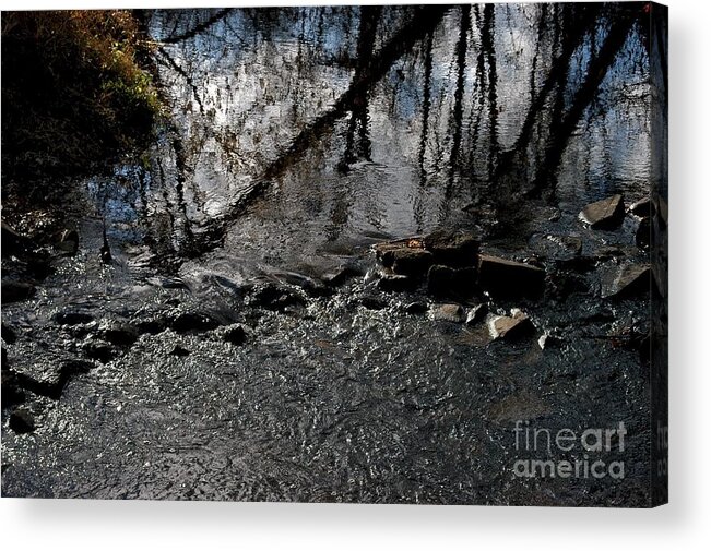 Reflections Acrylic Print featuring the photograph Vermillion Refractions by Joseph Yarbrough