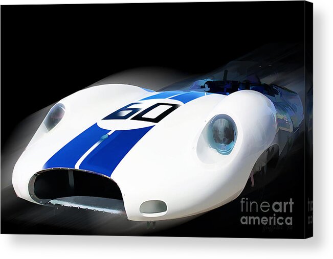 Race Cars Acrylic Print featuring the photograph Vintage 15 by Tom Griffithe