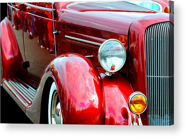 Vintage Car Acrylic Print featuring the photograph Vintage Gloss by Diana Angstadt