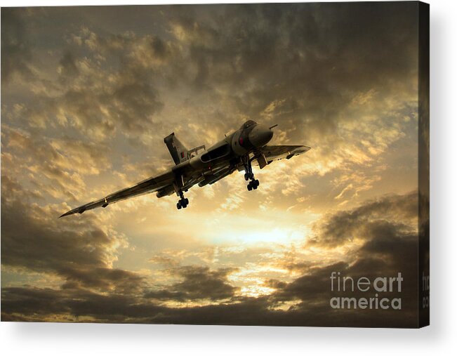 Avro Acrylic Print featuring the digital art Vulcan Cometh by Airpower Art