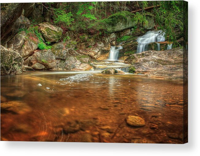 Kent Falls Acrylic Print featuring the photograph Wading Pool by Bill Wakeley