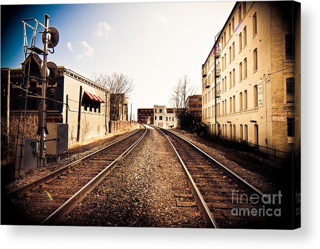 Andrew Slater Photography Acrylic Print featuring the photograph Walkers Point Railway by Andrew Slater