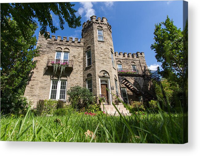 Dan Dangler Acrylic Print featuring the photograph Warner Castle in Rochester NY by Daniel Dangler