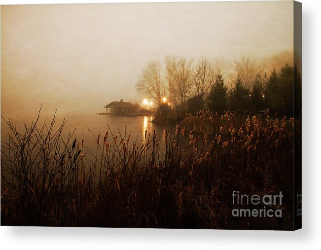 Biltmore Lake Acrylic Print featuring the photograph Was It A Dream by Deborah Scannell