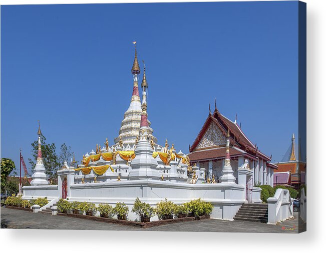 Temple Acrylic Print featuring the photograph Wat Songtham Phra Chedi DTHB1913 by Gerry Gantt