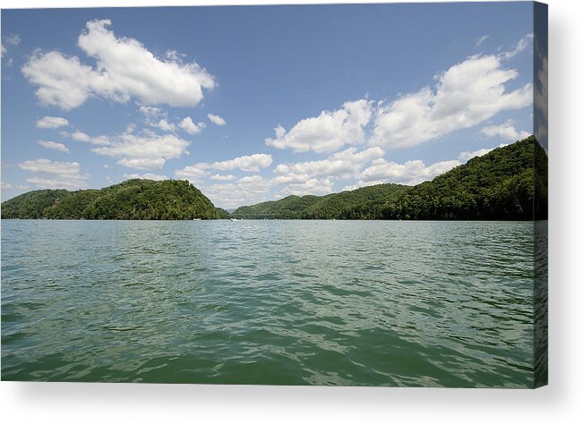 watauga Lake Tennessee Acrylic Print featuring the photograph Watauga Lake - Tennessee by Brendan Reals