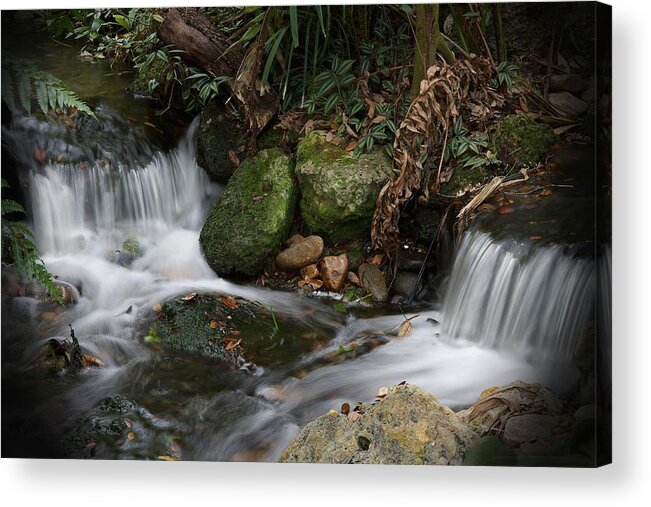 Beautiful Acrylic Print featuring the photograph Waterfall by Rudy Umans
