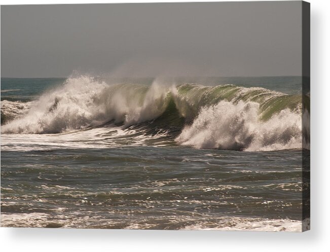 Photography Acrylic Print featuring the photograph Wave at Kirk Creek Beach by Lee Kirchhevel