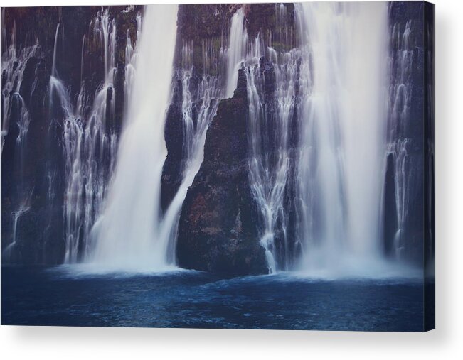 Burney Falls State Park Acrylic Print featuring the photograph We All Fall Down Sometimes by Laurie Search