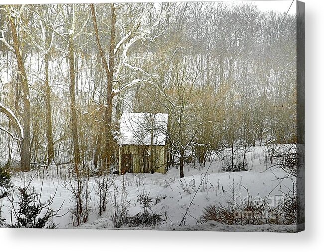 Small Farm House Acrylic Print featuring the photograph Wee by Tracy Rice Frame Of Mind