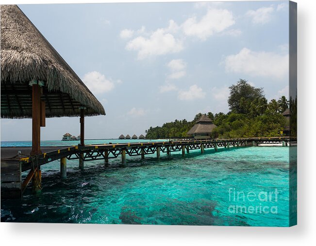 Amazing Acrylic Print featuring the photograph Welcome To Paradise by Hannes Cmarits