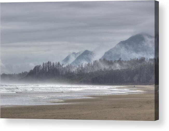 Beach Acrylic Print featuring the photograph West Coast Mist by Randy Hall