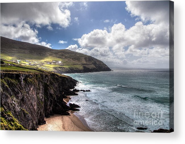 Dingle Acrylic Print featuring the photograph Western coast of Ireland by Juergen Klust