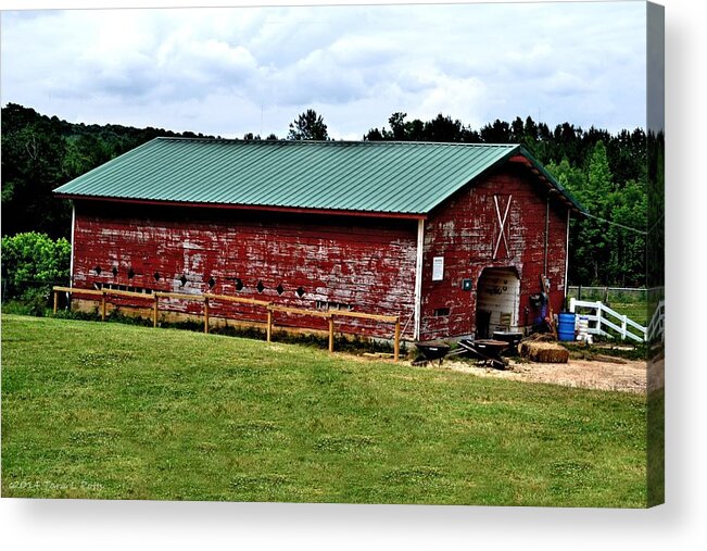 Camp Westminster Acrylic Print featuring the photograph Westminster Stable by Tara Potts