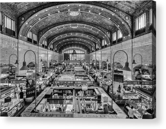 Cleveland Acrylic Print featuring the photograph Westside Market by Jared Perry 