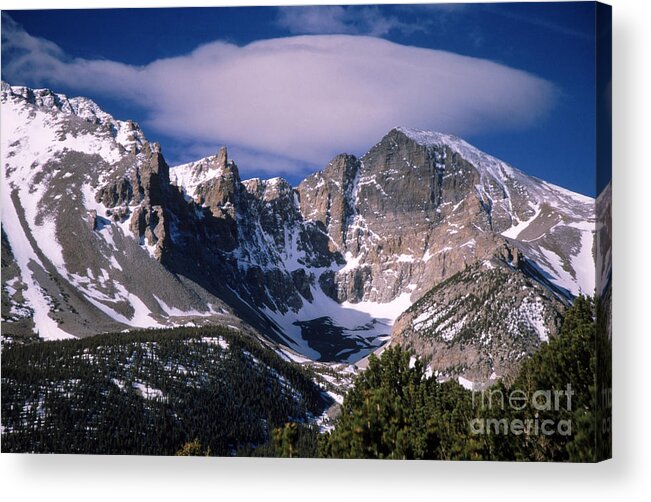 Great Basin National Park Acrylic Print featuring the photograph Wheeler Peak by Mark Newman
