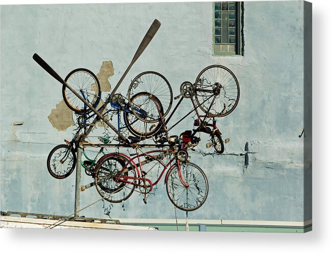 Abstract Photography Acrylic Print featuring the photograph Wheels Up by E Faithe Lester
