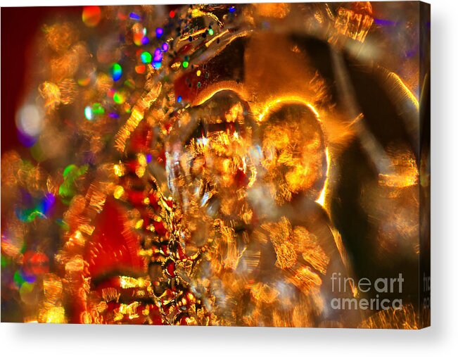 Christmas Acrylic Print featuring the photograph Angel Shimmers by SCB Captures