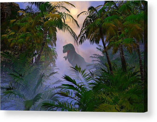 Bryce Acrylic Print featuring the digital art Where are you by Claude McCoy