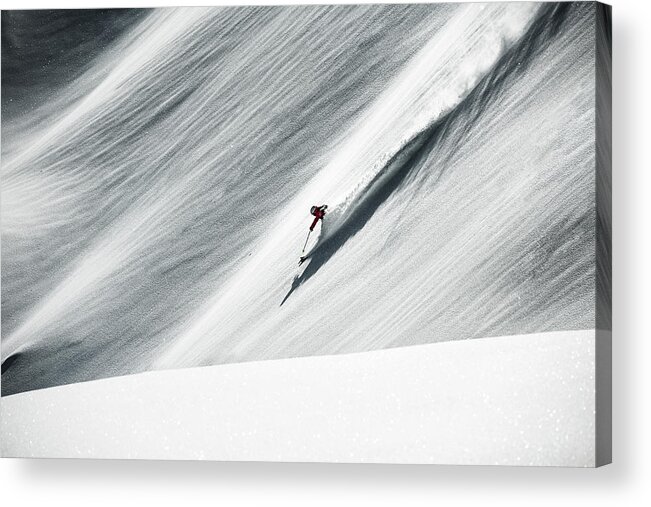 Skiing Acrylic Print featuring the photograph White Gold by Andre Schoenherr