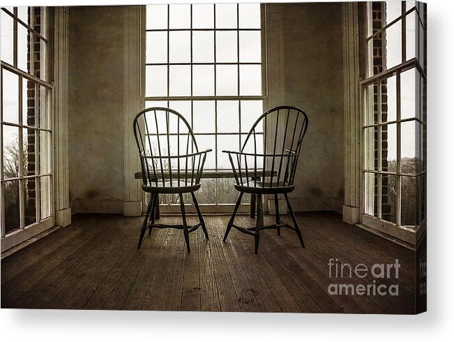Sit Acrylic Print featuring the photograph Will You Sit with Me? by Terry Rowe