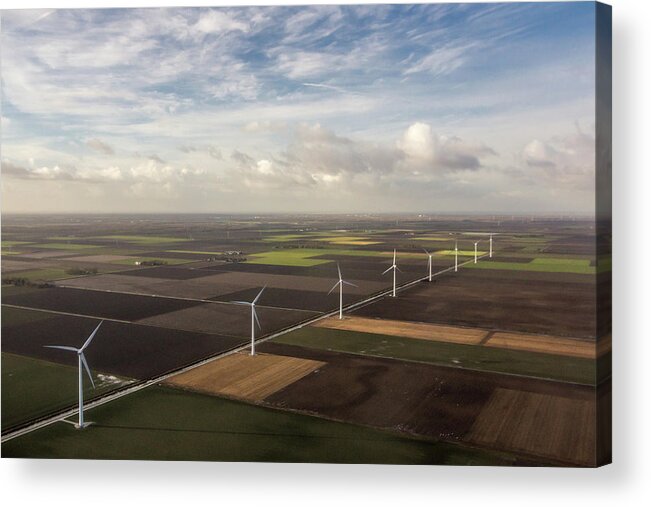Environmental Conservation Acrylic Print featuring the photograph Windmills by Photo By Hanneke Luijting
