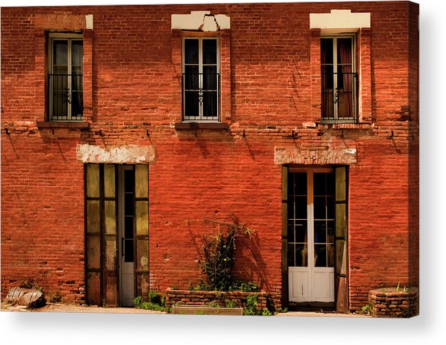 Windows Acrylic Print featuring the photograph Windows and Doors by Mick Burkey