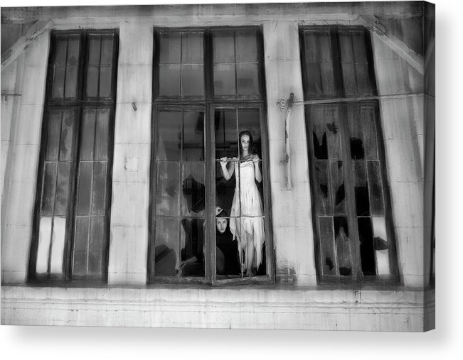 Window Acrylic Print featuring the photograph Windows by Livia Corcoveanu