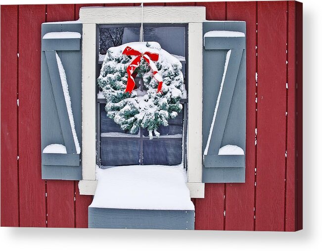 Winter Acrylic Print featuring the photograph Winter Frosting by Marisa Geraghty Photography