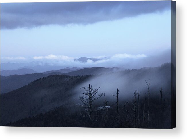 Smokeys Acrylic Print featuring the photograph Winter in the Smokeys by Wendell Thompson