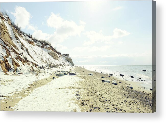 American Beachgrass Acrylic Print featuring the photograph Winter On Beach Of Baltic Sea Darss by Hsvrs