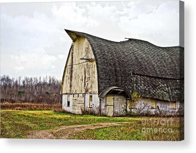 Rural Acrylic Print featuring the photograph Wisconsin Old Barn 1 by Ms Judi