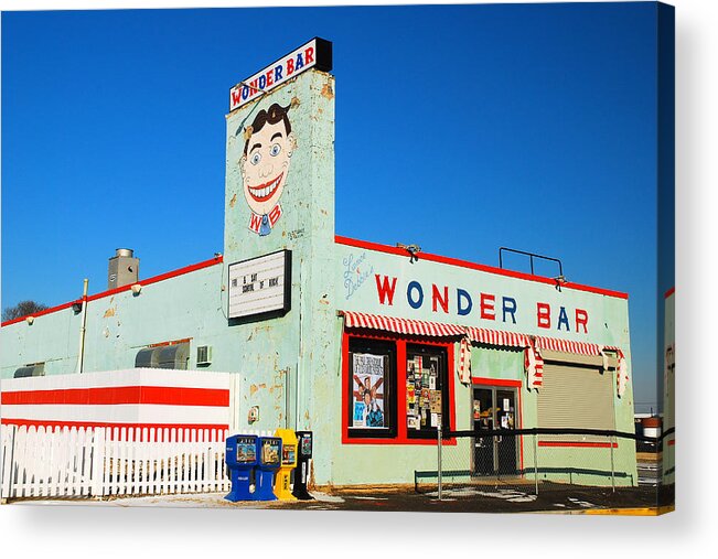 Wonder Acrylic Print featuring the photograph Wonder Bar Asbury Park by James Kirkikis