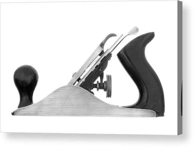 Blade Acrylic Print featuring the photograph Woodworker's Block Plane by Jim Hughes